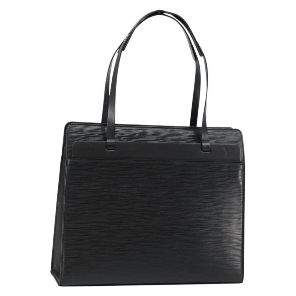 LOUIS VUITTON Epi Croisette PM Tote Bag Black